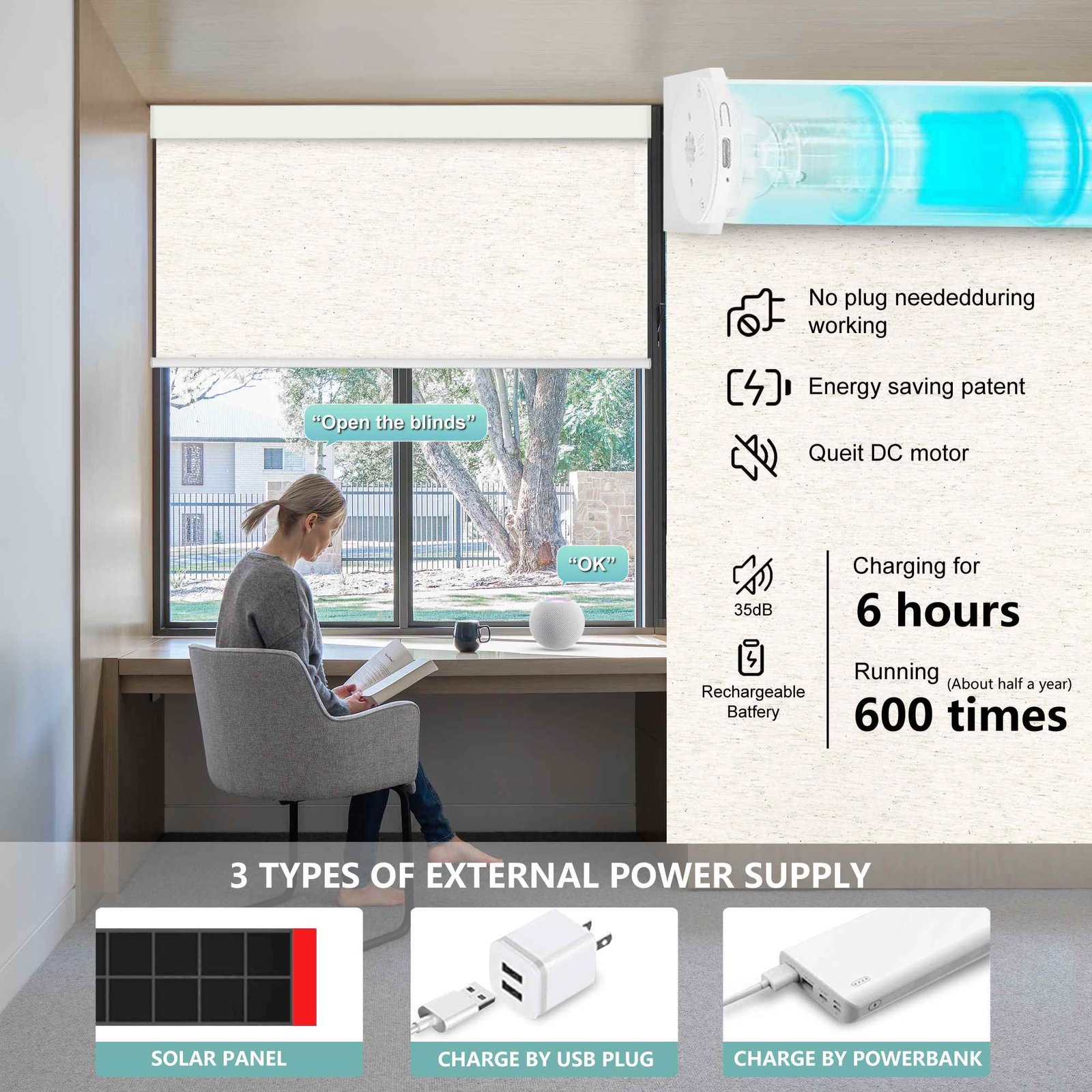 Blackout Roller Shades linen33