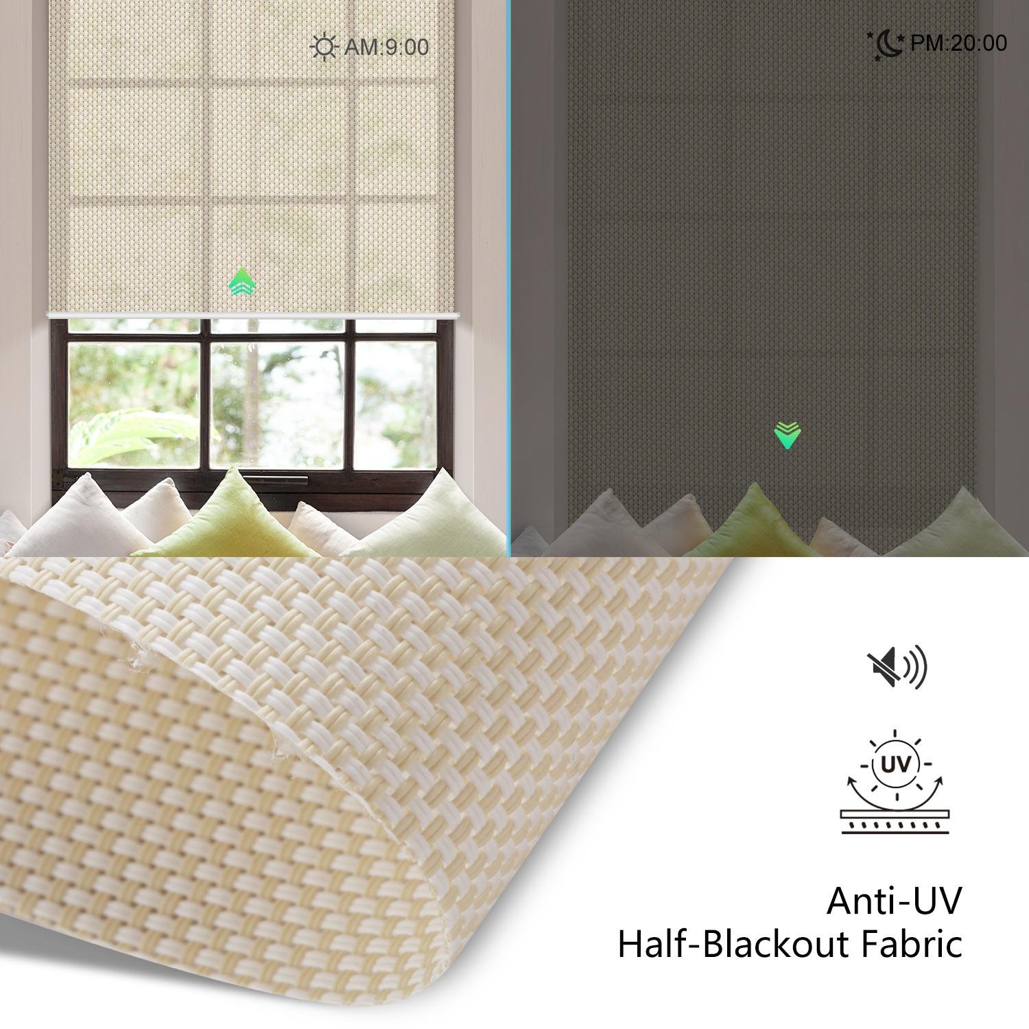 Light Filtering Roller Shades aventus23