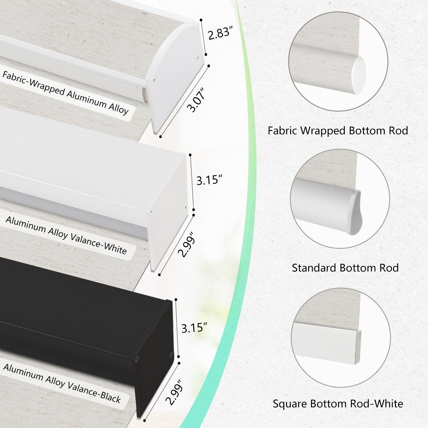 Light Filtering Roller Shades linen14