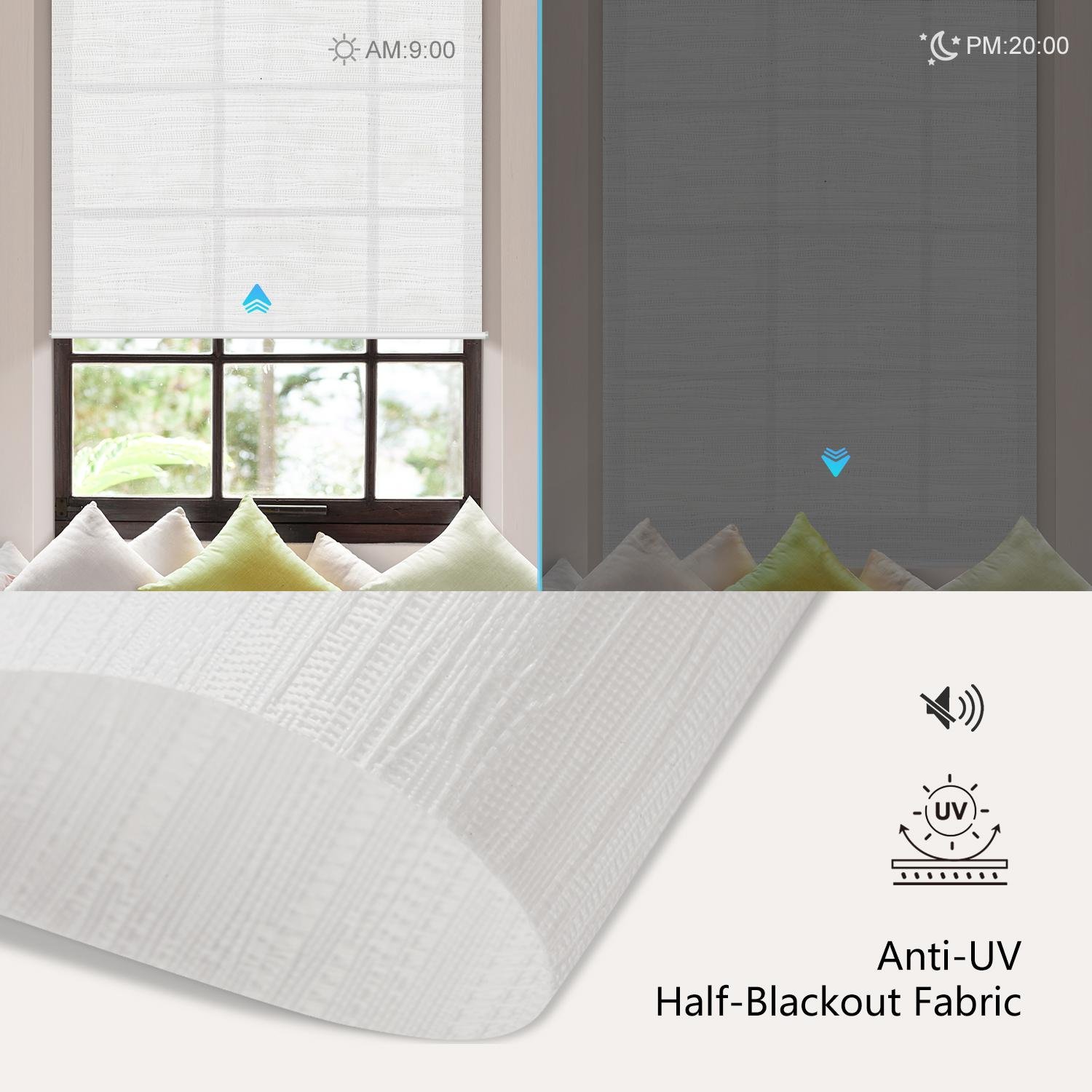 Light Filtering Roller Shades safari13