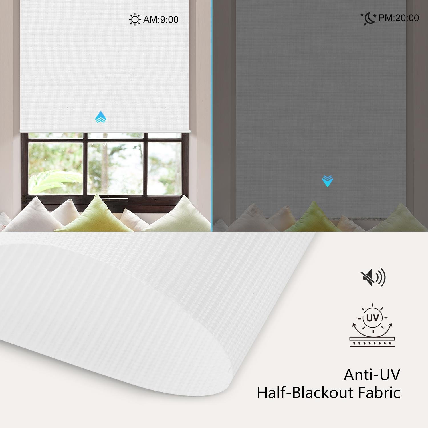Light Filtering Roller Shades sunscreen13