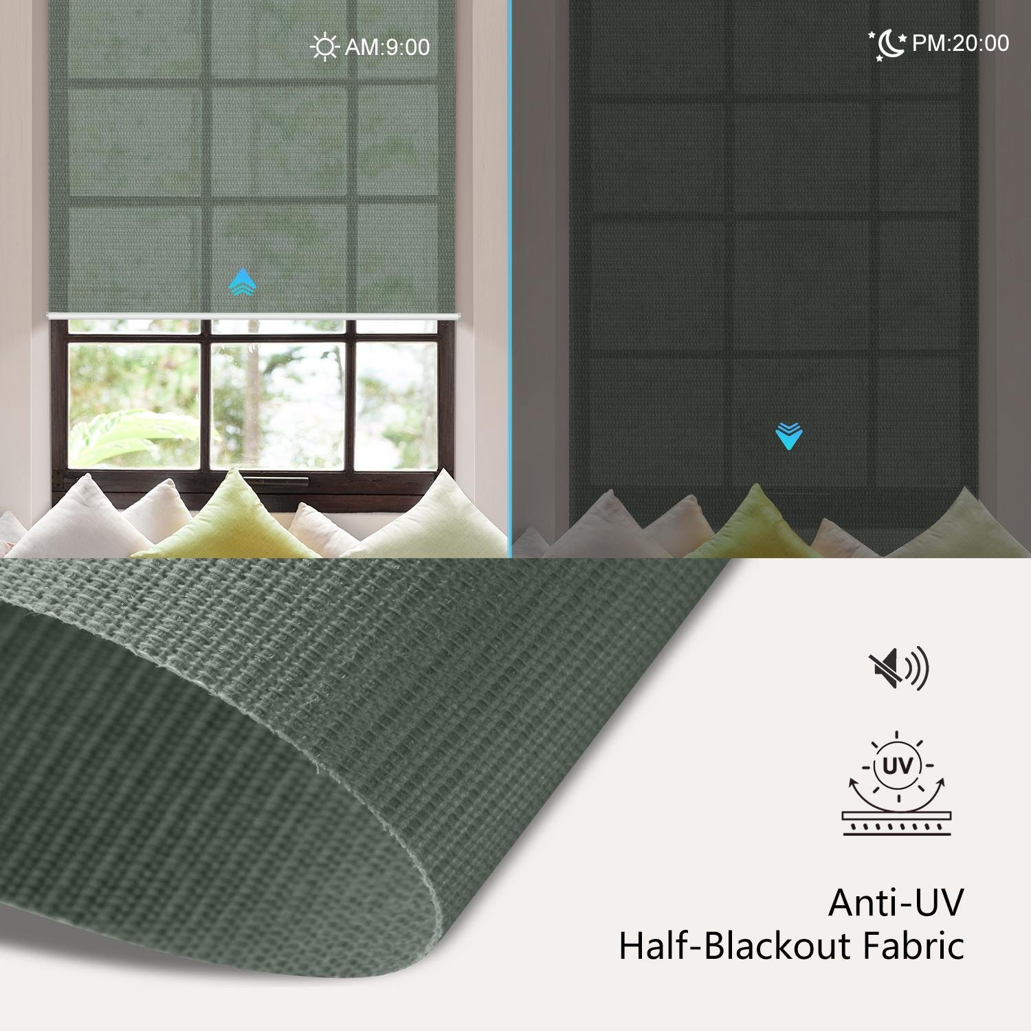 Light Filtering Roller Shades sunscreen23