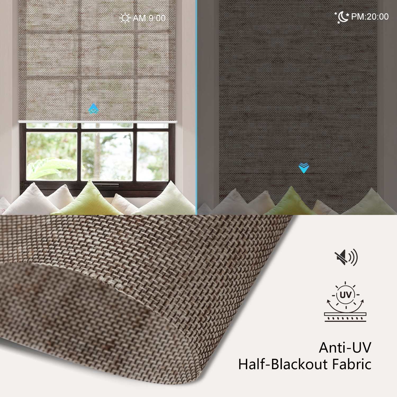 Light Filtering Roller Shades sunscreen33