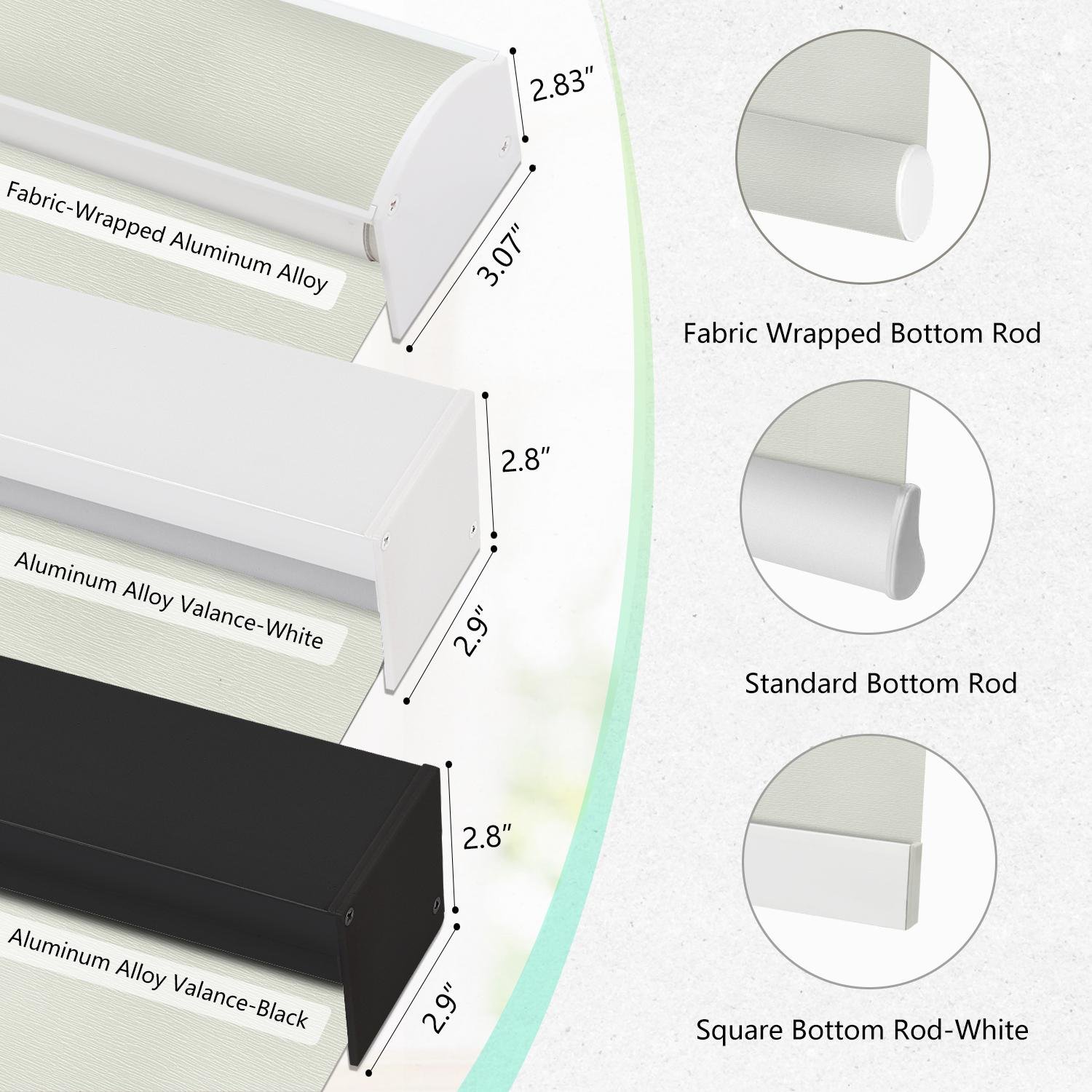 Light Filtering Roller Shades treebark24