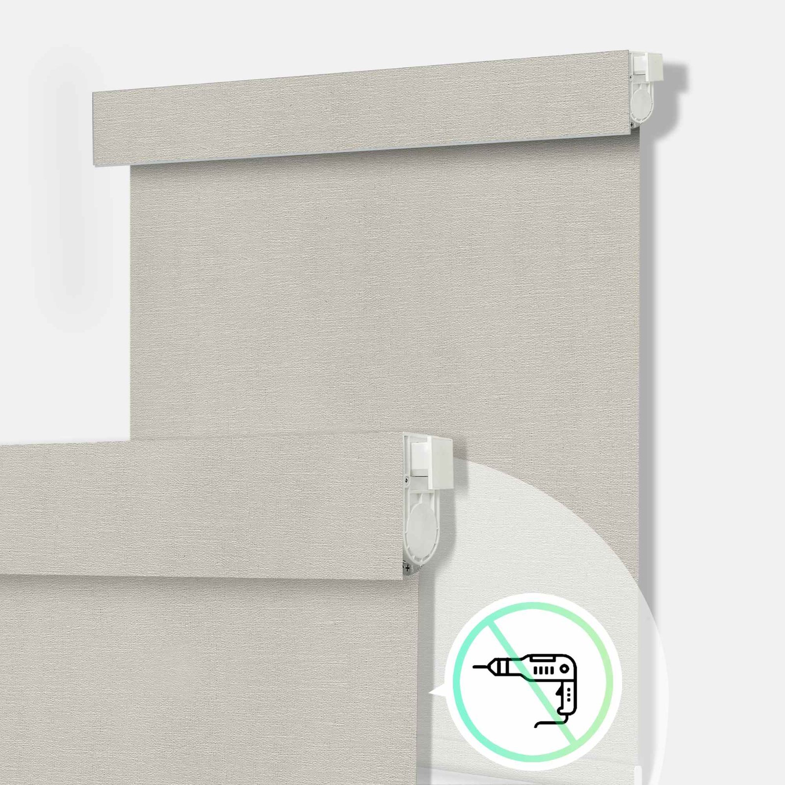 No Drill Motorized Roller Shades bermuda1