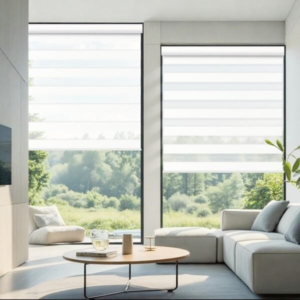 Aprilsmart Motorized Zebra Shades