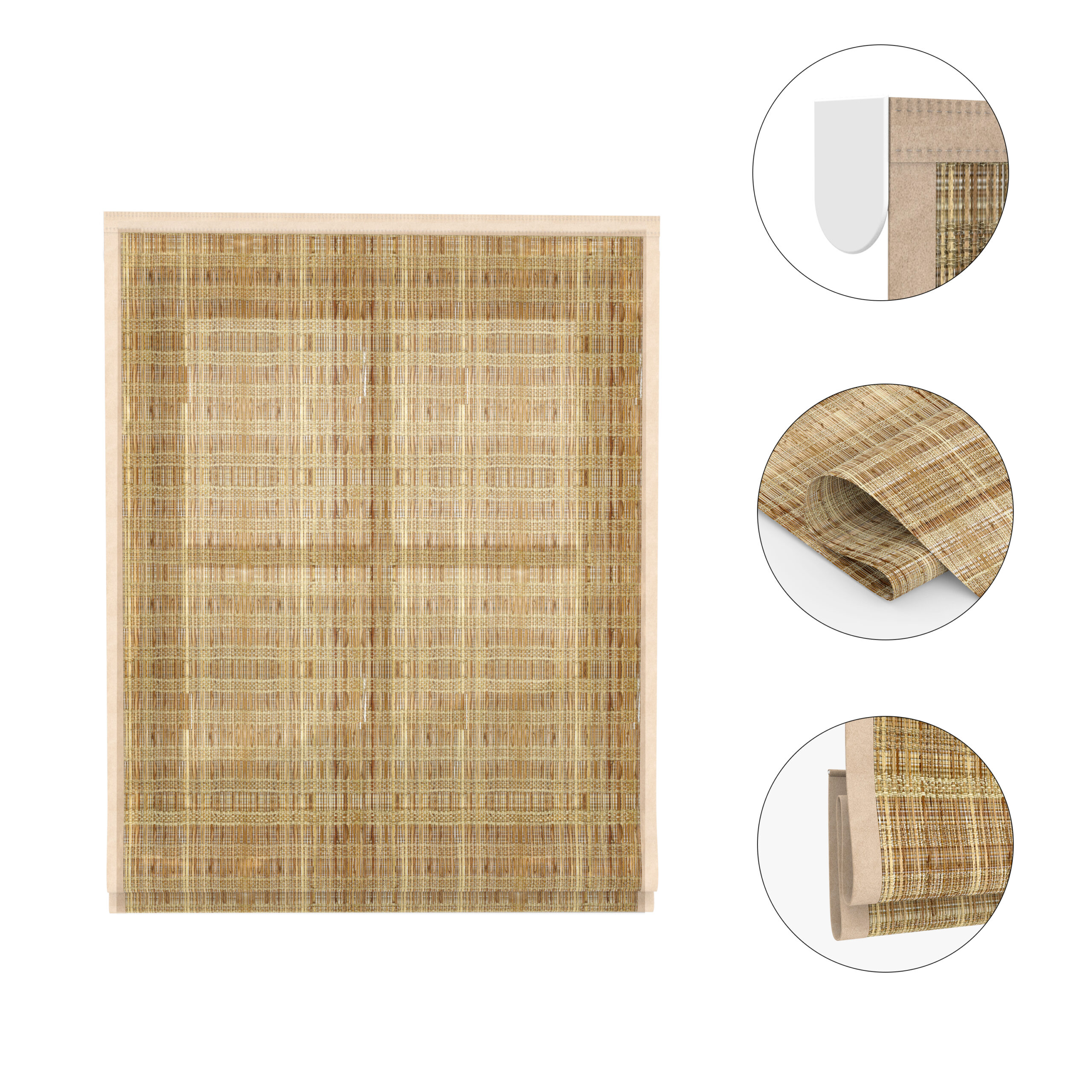 woven wood shades 70% blackout3