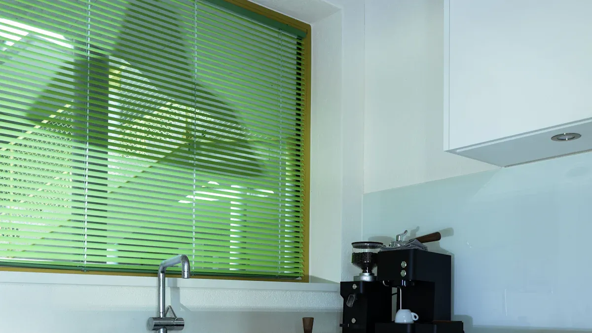 Fabric Roll Up Blinds for Kitchens